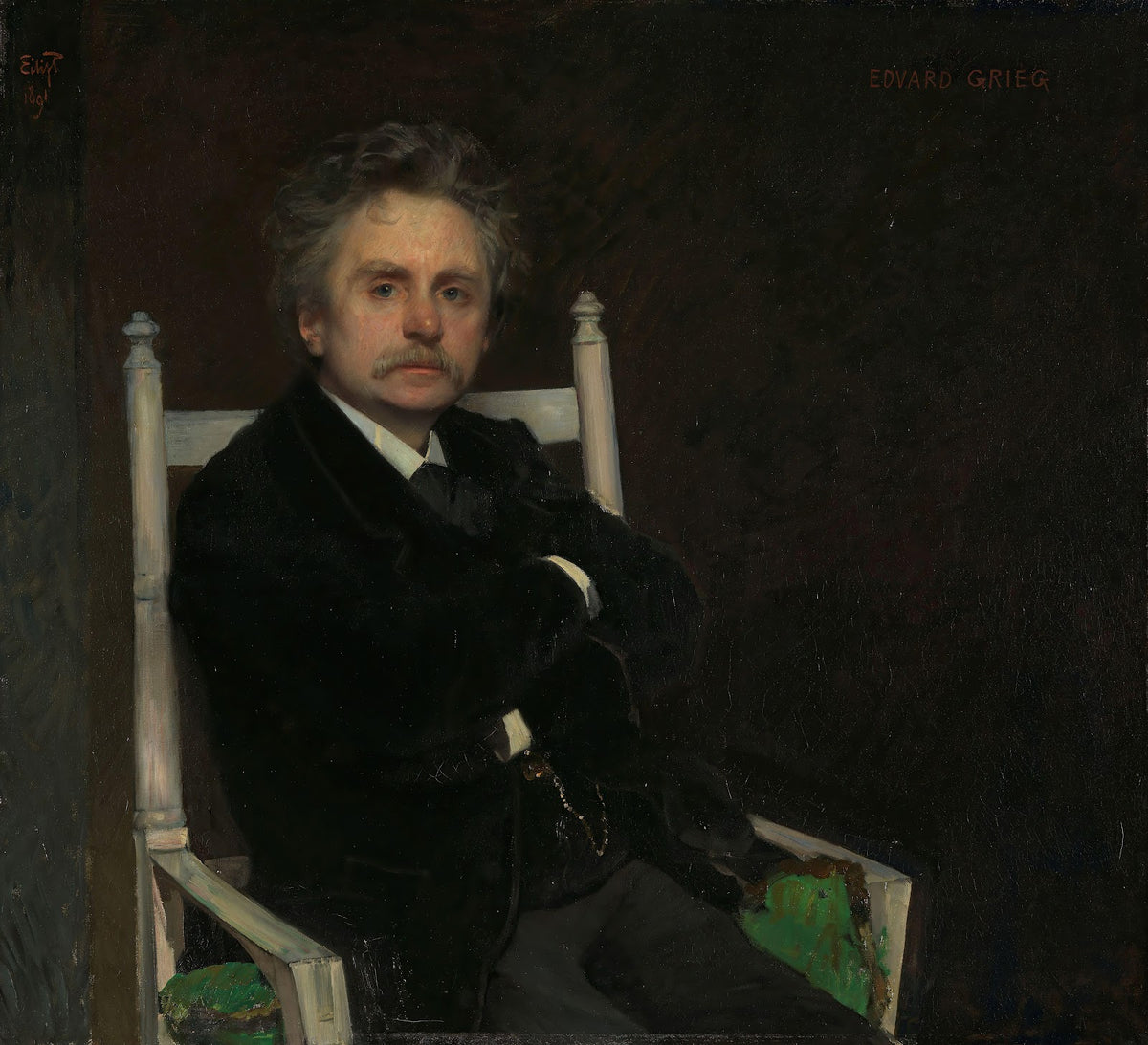Portrait of the Composer Edvard Grieg 1891