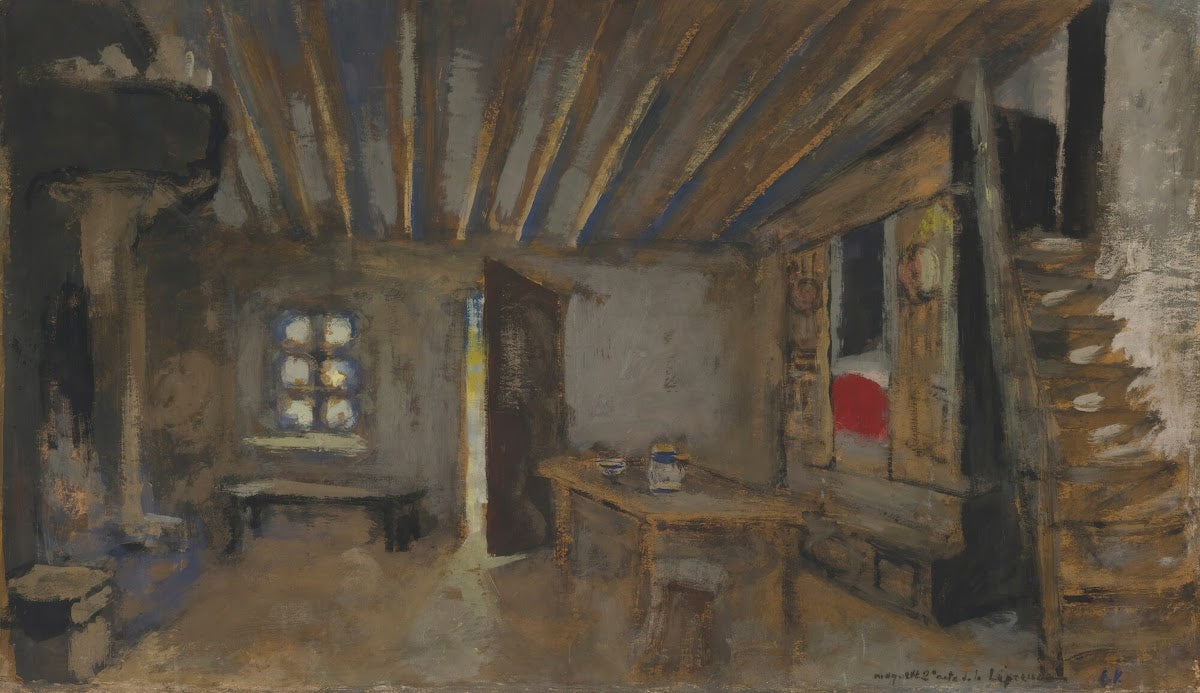 Intérieur Dauberge Maquette De Décor Pour la Lépreuse 1919
