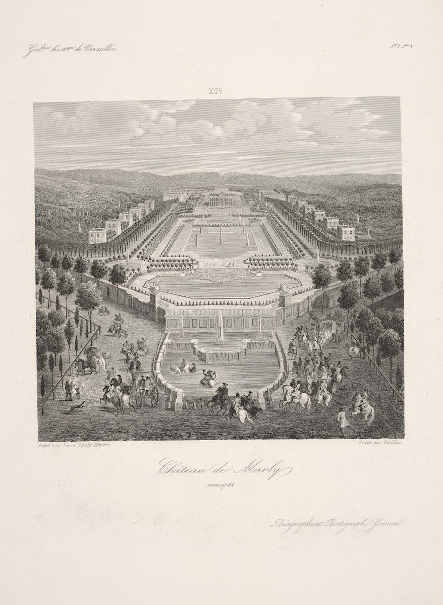 Marly Chateau around 1722 1838