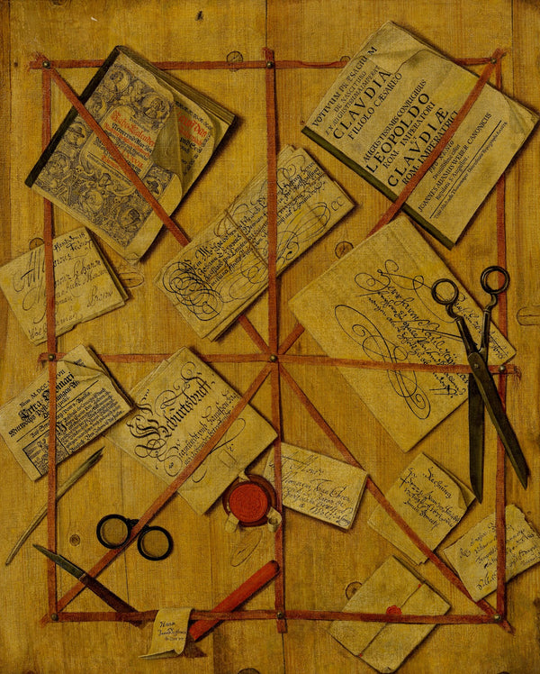 Quodlibet Trompe loeil 1677