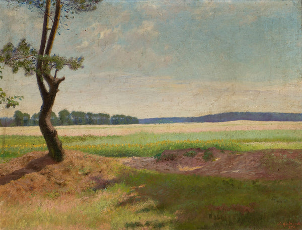 Landscape with apine tree 1897