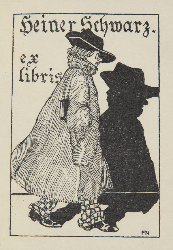 Ekslibris Heiner Schwarz 1910