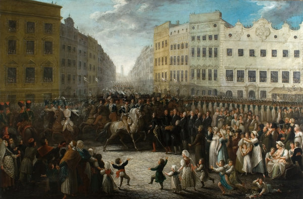 Prince Joseph Poniatowski Entering Krakow on 15 July 1809 1821