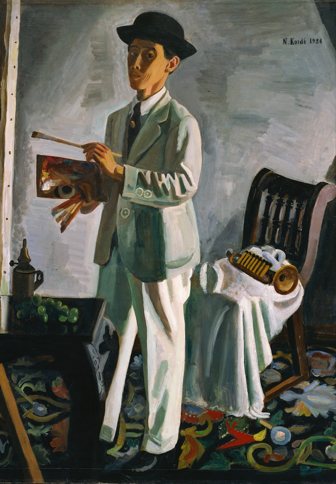 Self Portrait with a Hat 1924