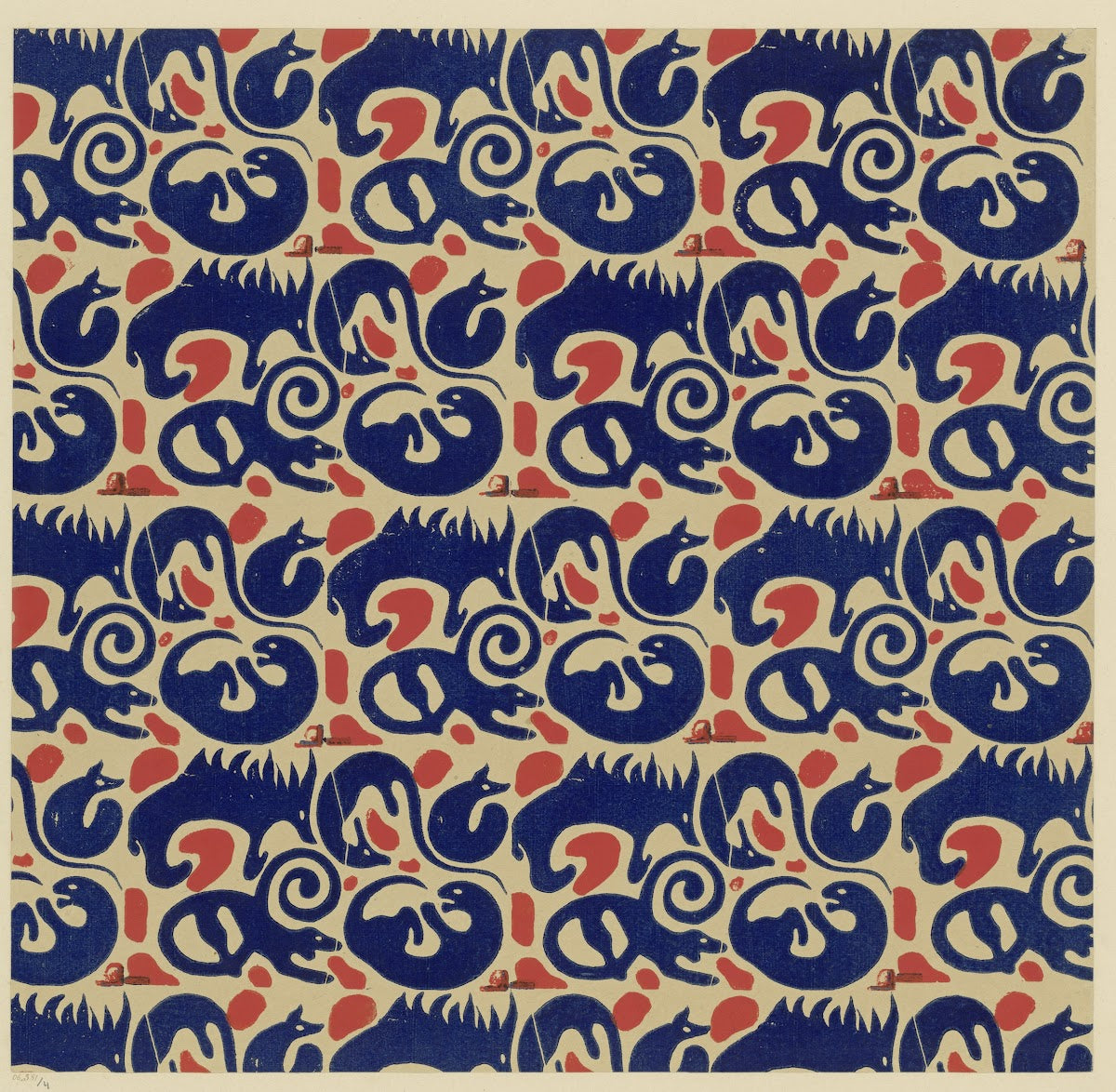 Buntpapier Tiere 1902   1906