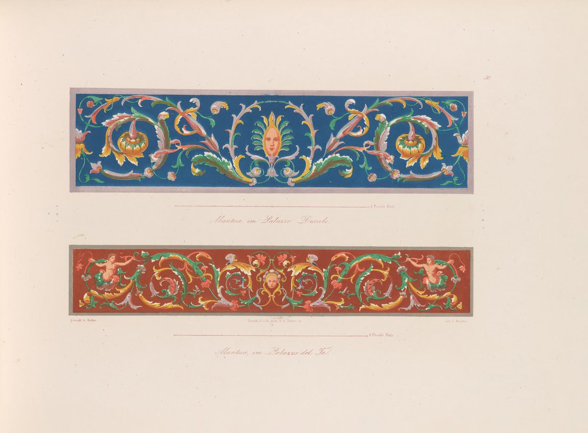 Ornamente aller klassischen Kunst Epochen nach den Originalien in ihren eigenthu