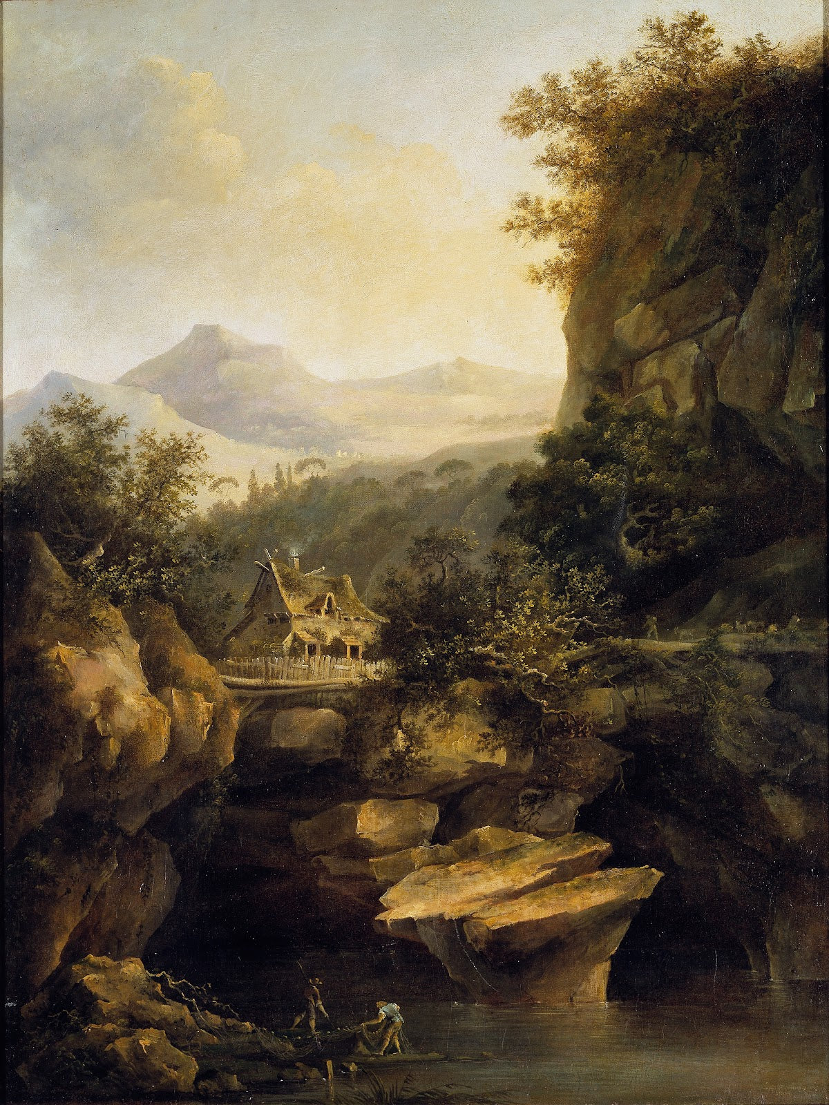 Mountainous Landscape with a Farm 1803