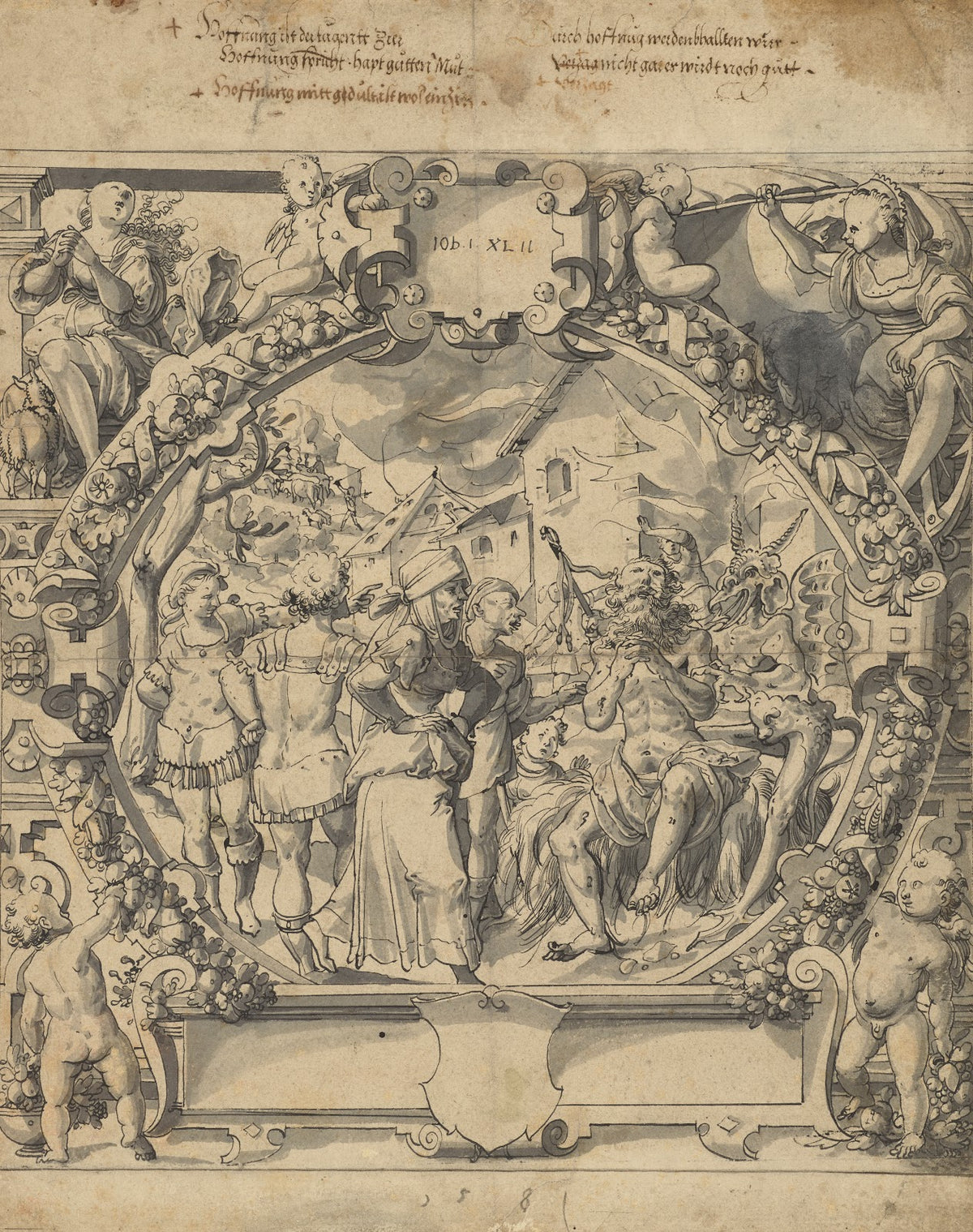 Job on the Dung Hill 1581
