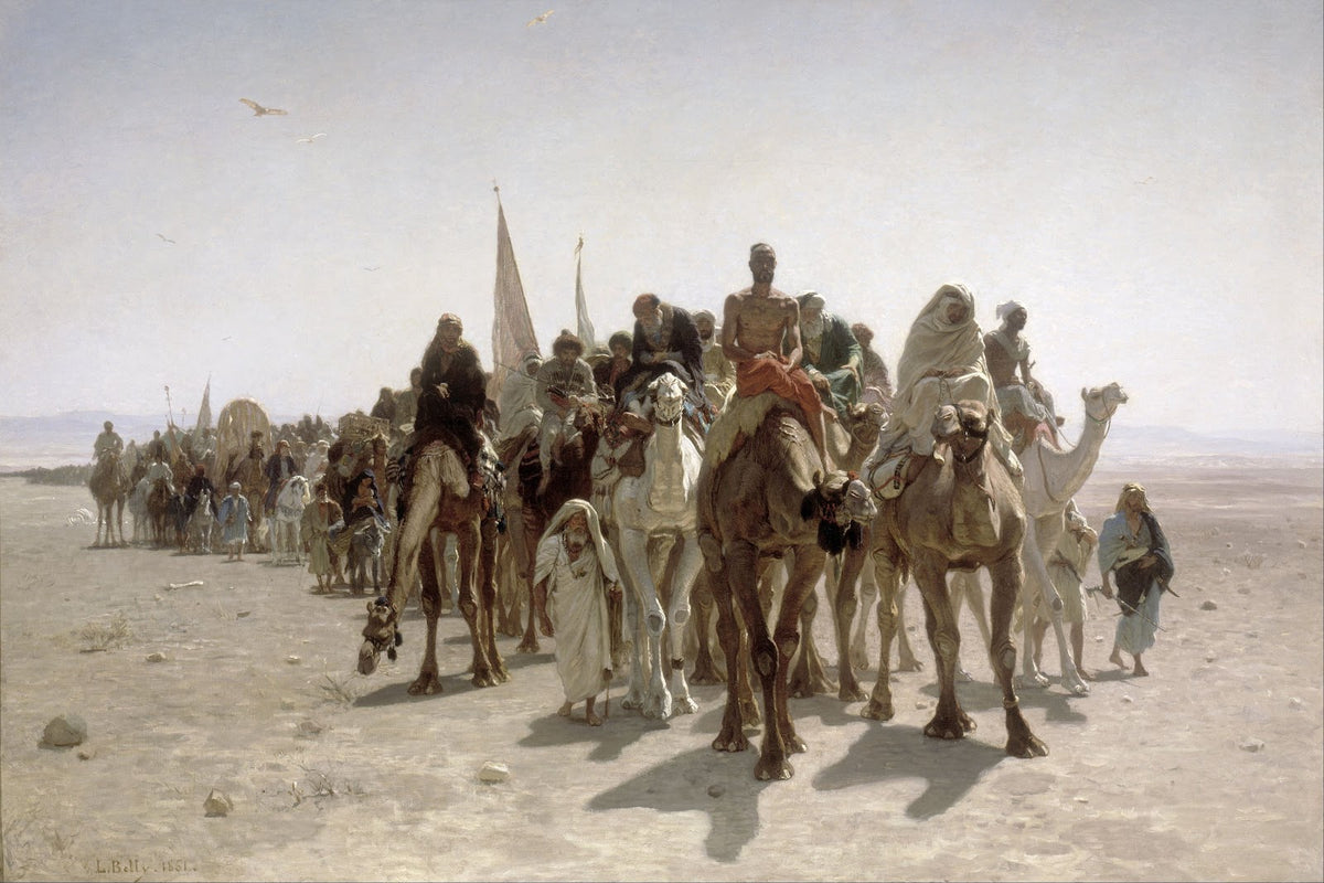 Pilgrims going to Mecca