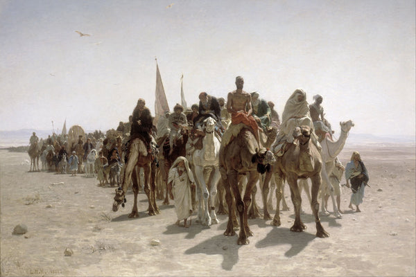 Pilgrims going to Mecca