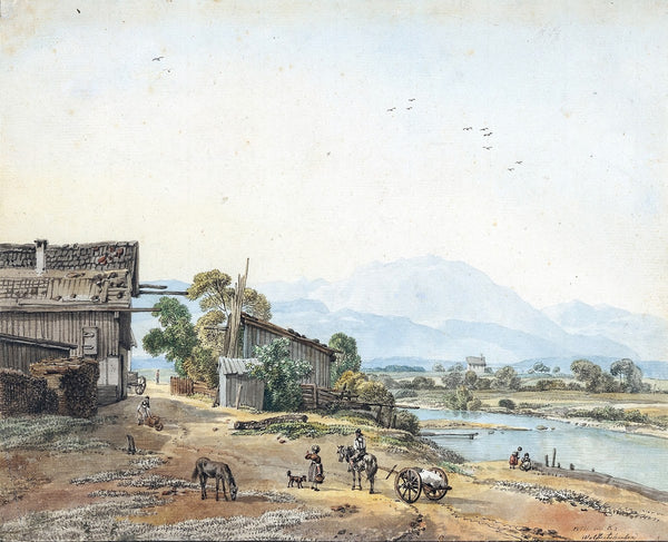 Wolfratshausen an der Loisach circa 1798