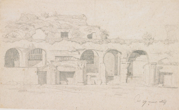 Study of Antique Ruins 1847