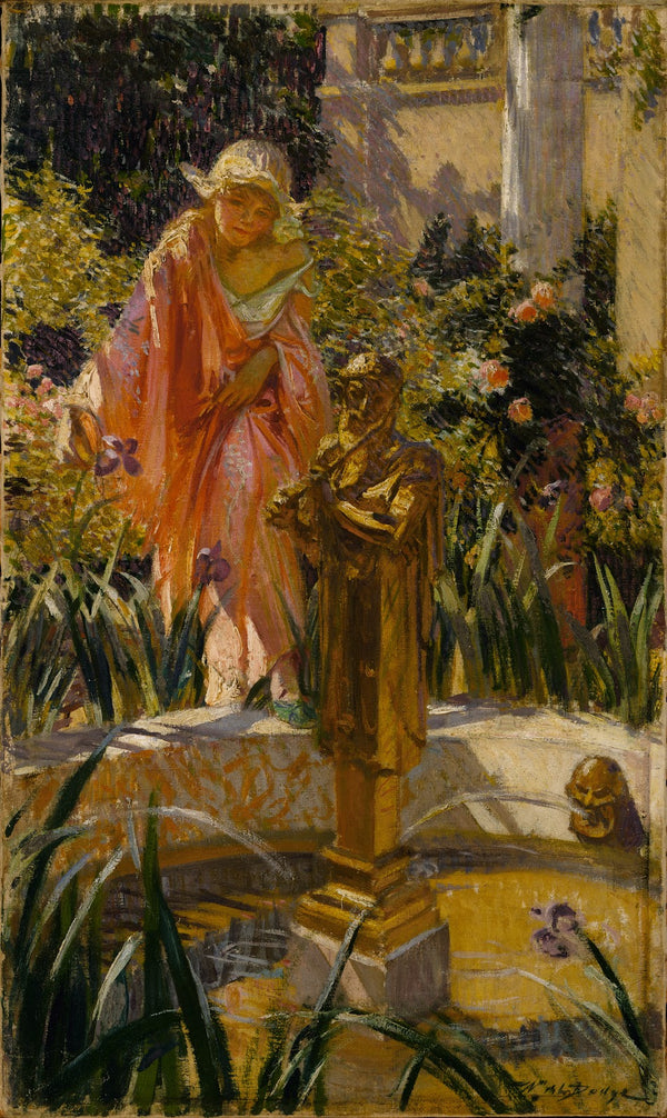 Stepping in the Fountain ca 1916
