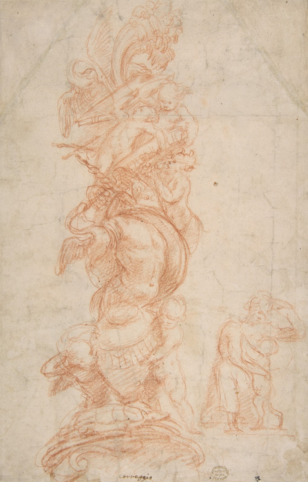 Design for the Decoration of a Pilaster ca 1529