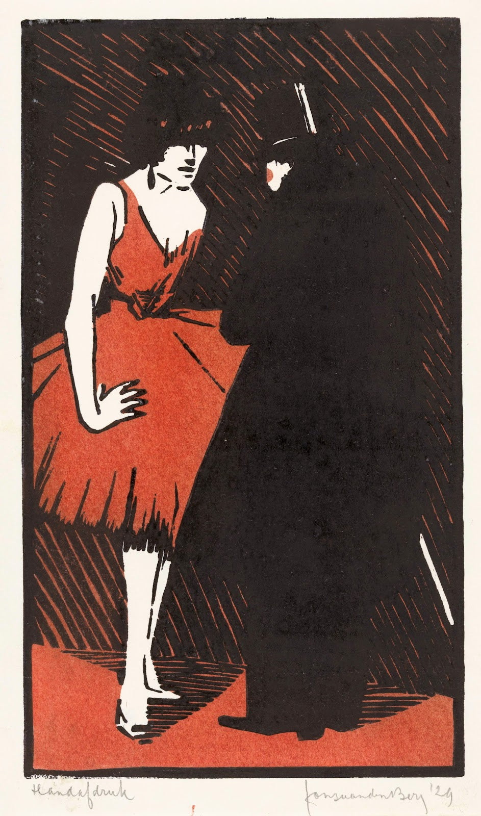 Danseres met een heer 1929