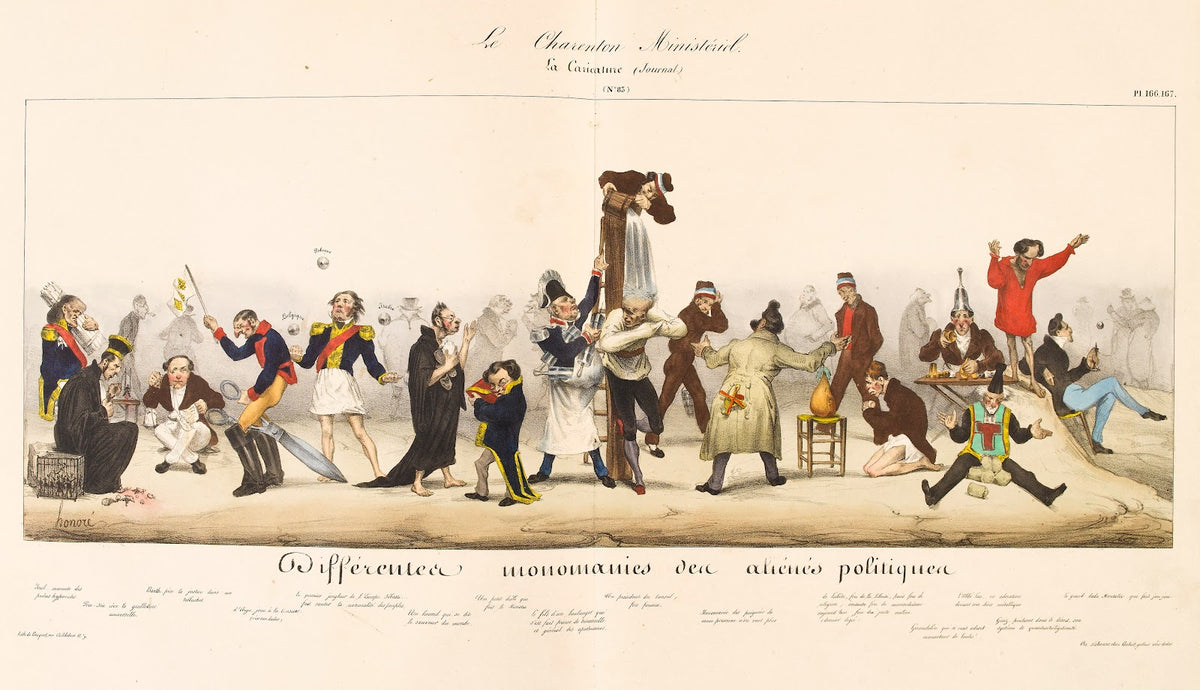 Différentes monomanies des aliénés politiques 1832