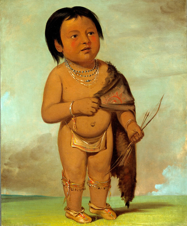 Tcha Aés Ka Ding Grandson of Buffalo Bulls Back Fat 1832