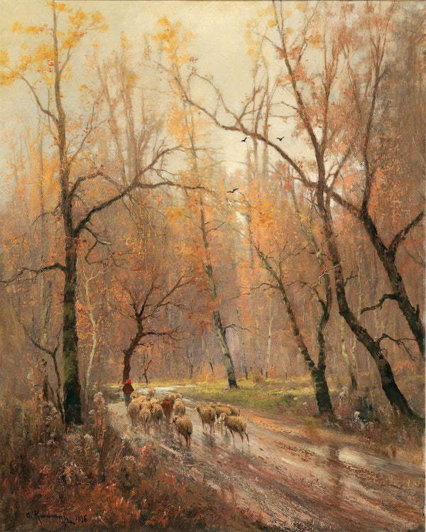Shepherdess Returning Home