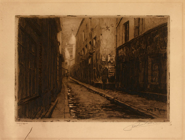 La rue St Rustique Montmartre