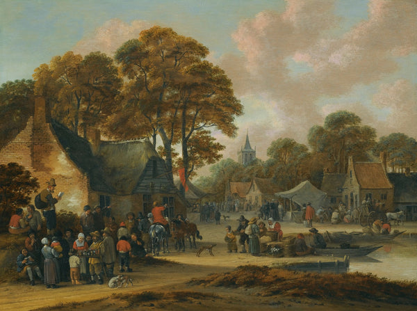 A Village Market Scene
