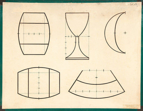 Wine glass crescent moon hoe 1900