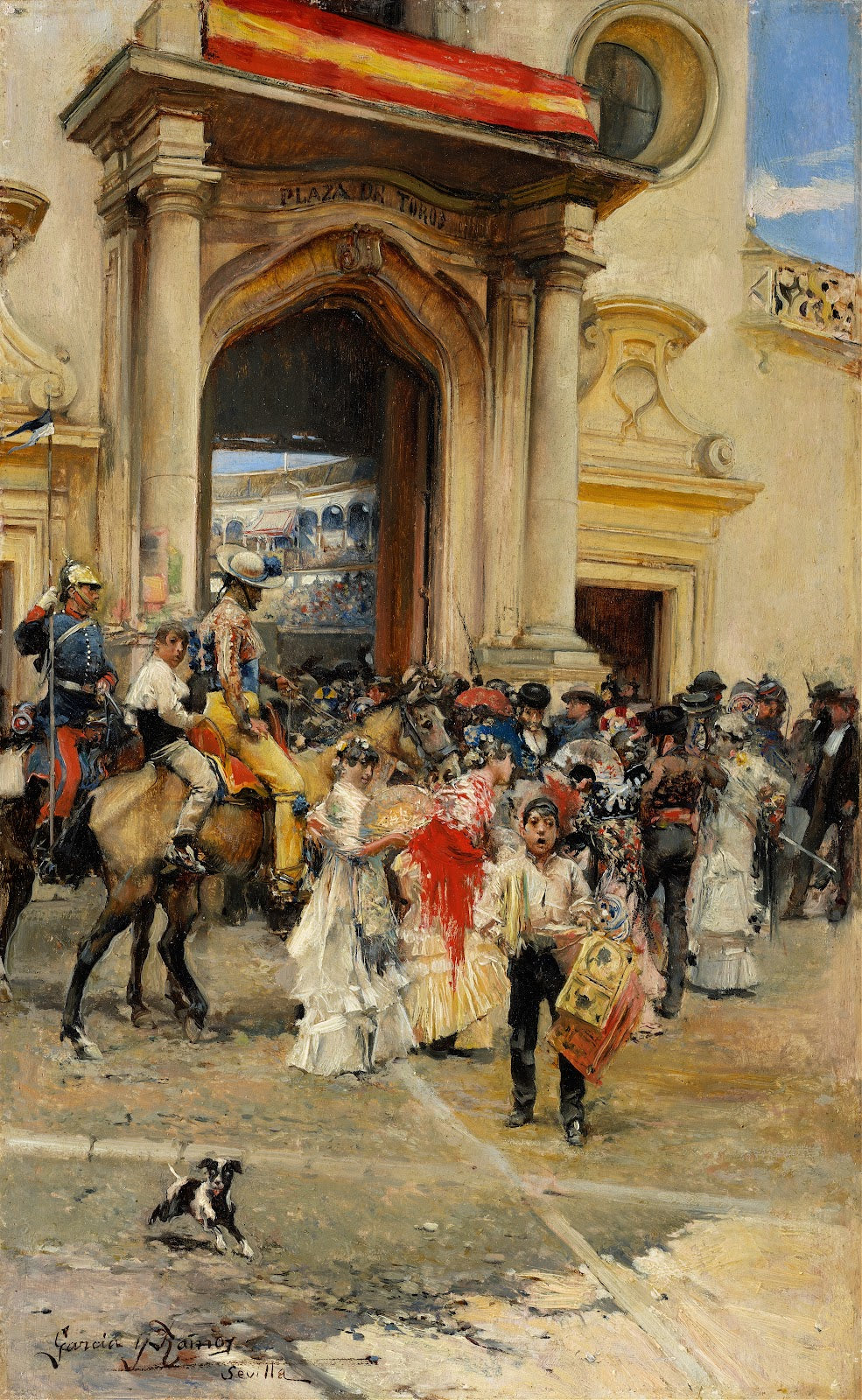 Outside The Bullring c 1880