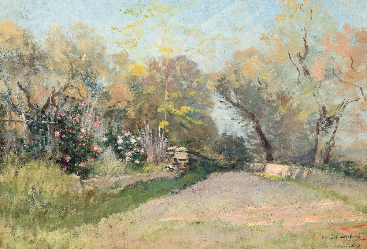 Landscape near Antibes Study