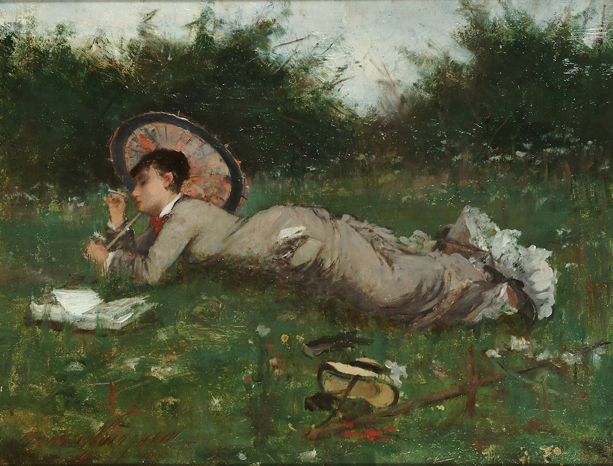 A Girl In A Meadow