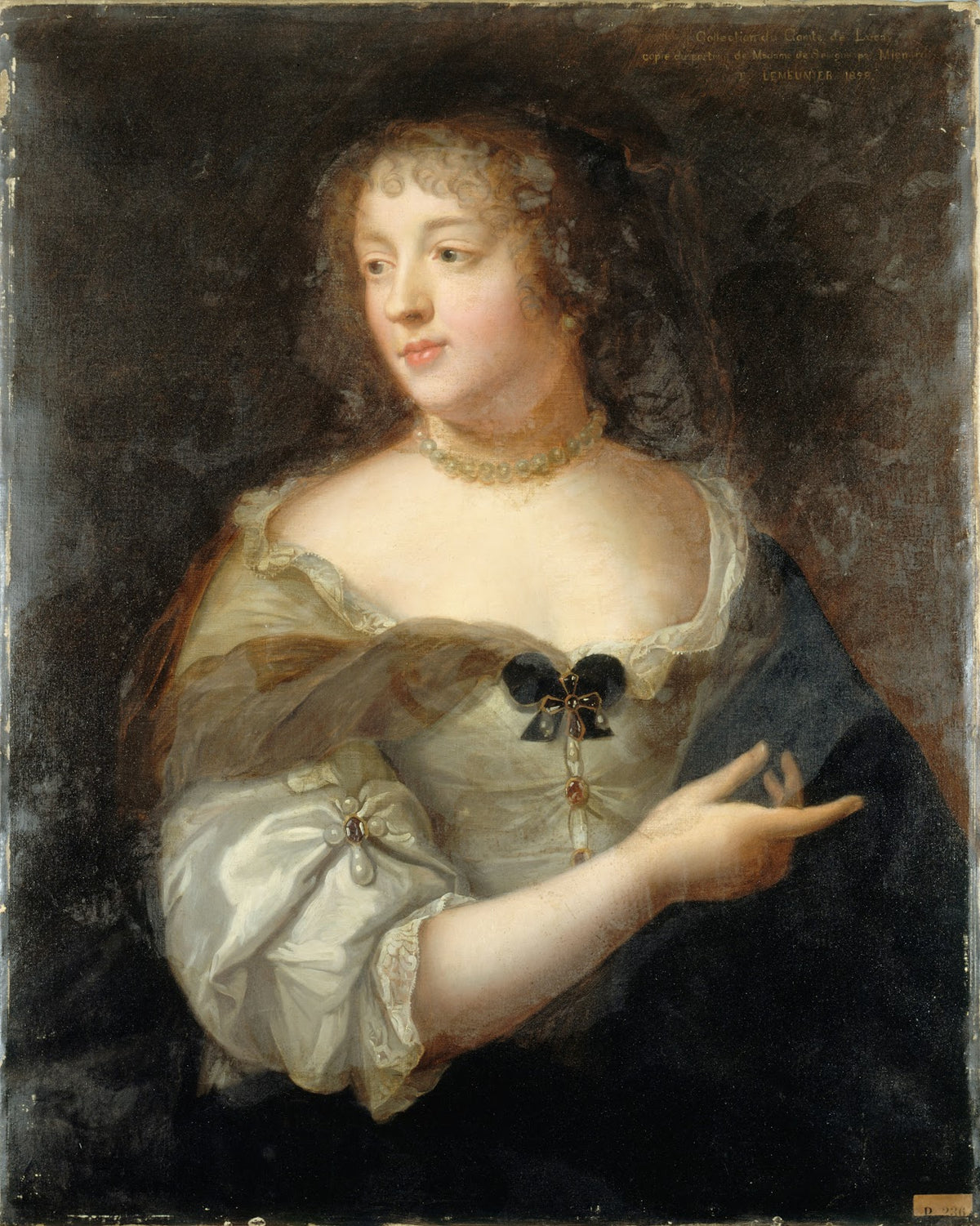 Portrait de Marie de Rabutin Chantal marquise de Sévigné 1626 1696 daprès le por