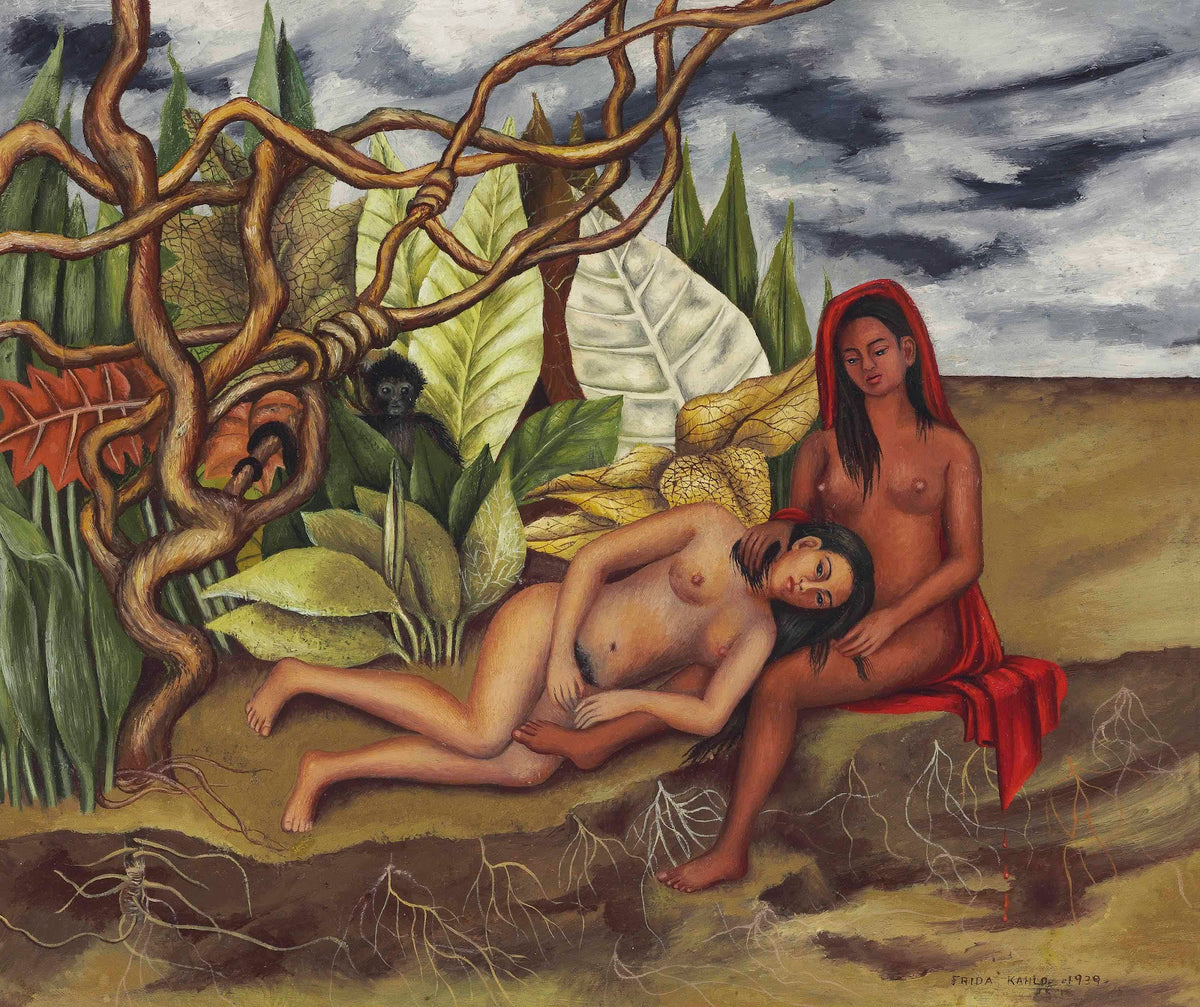 Dos desnudos en el bosque La tierra misma 1939