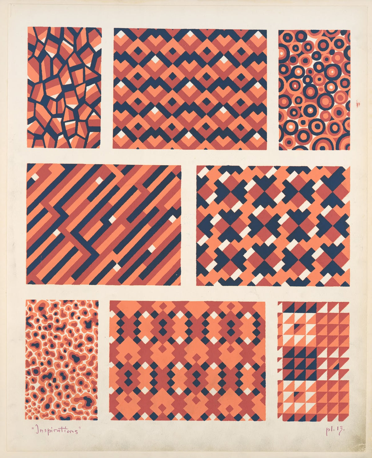 Eight geometric compositions 1928