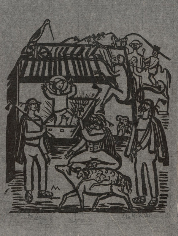 At the shed  mystery play 1924
