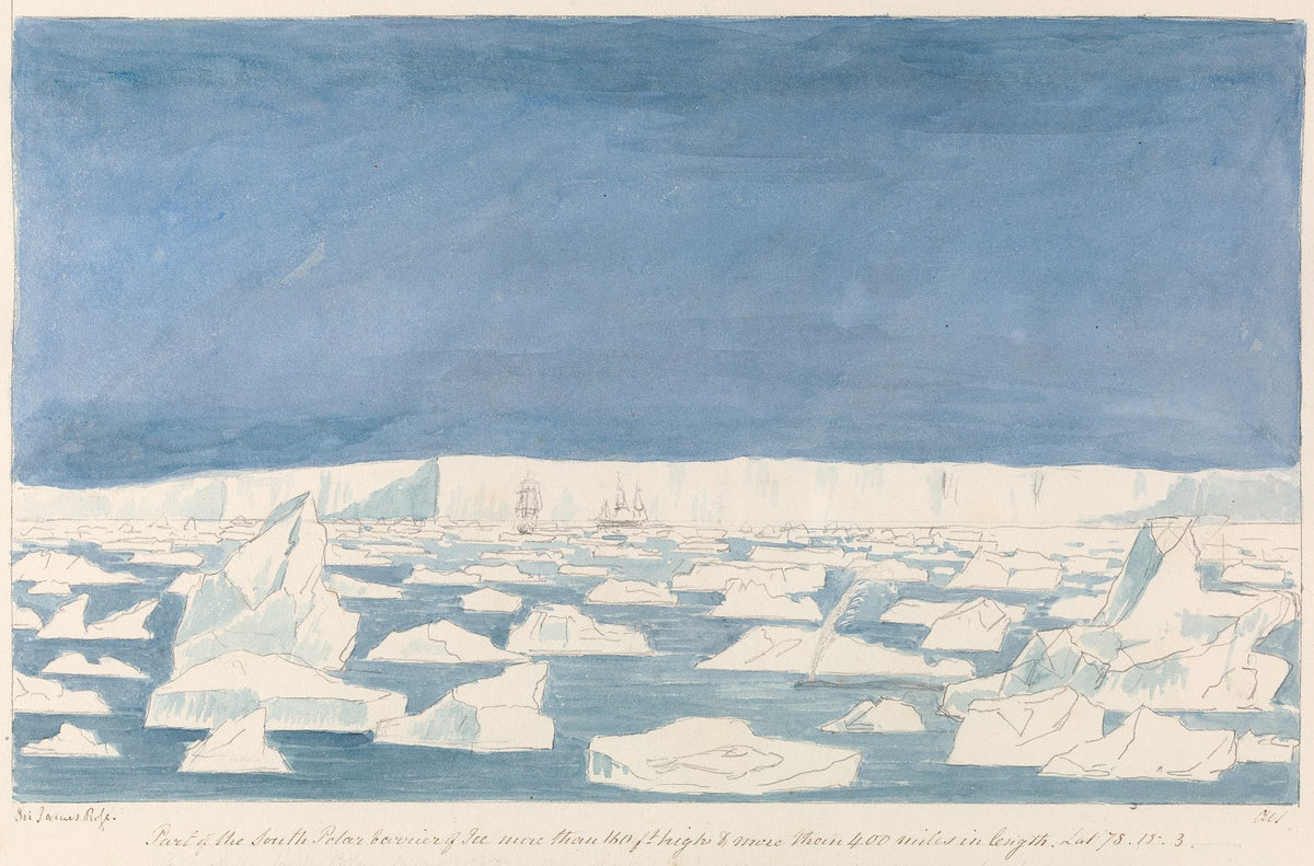Part of the South Pole Barrier to 180 Feet Above Sea Level 1000 Feet Thick and 4