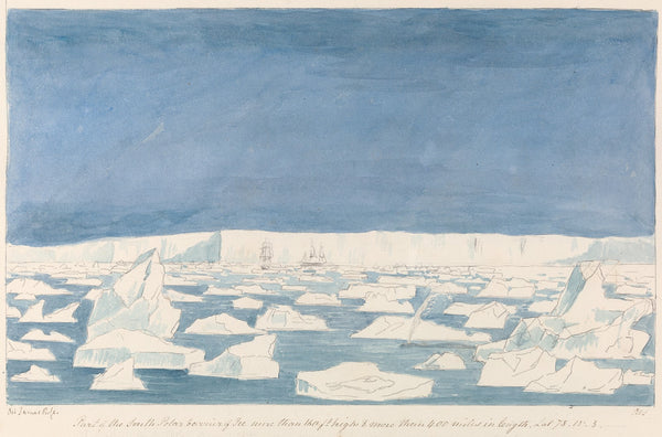 Part of the South Pole Barrier to 180 Feet Above Sea Level 1000 Feet Thick and 4