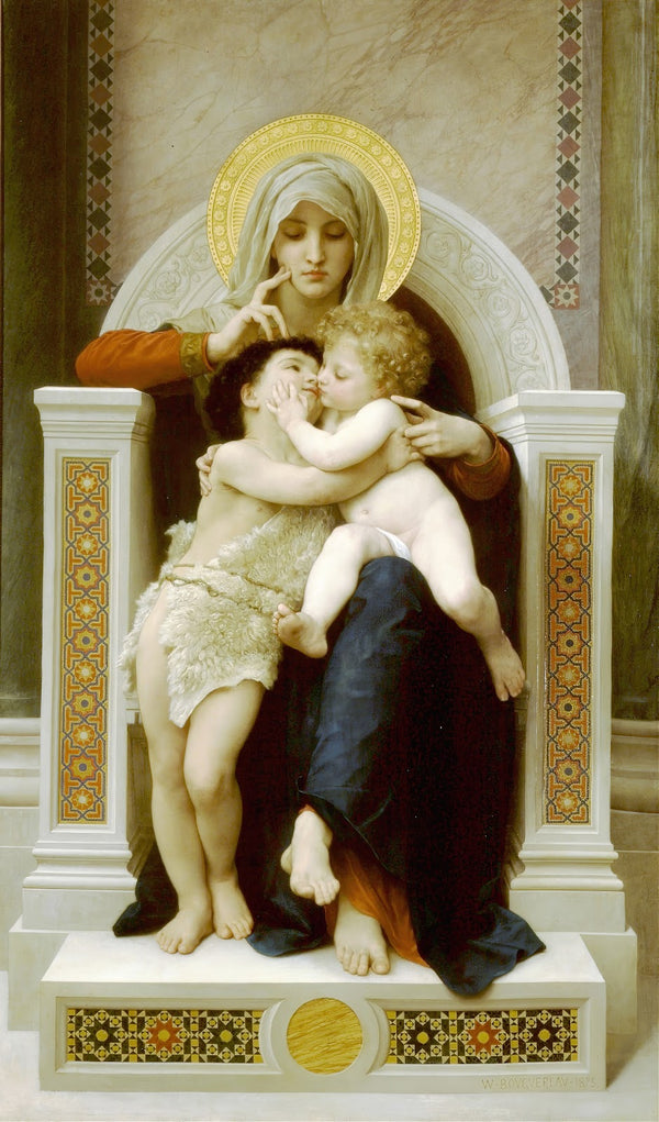 Madonna with child and John the Baptist 1875