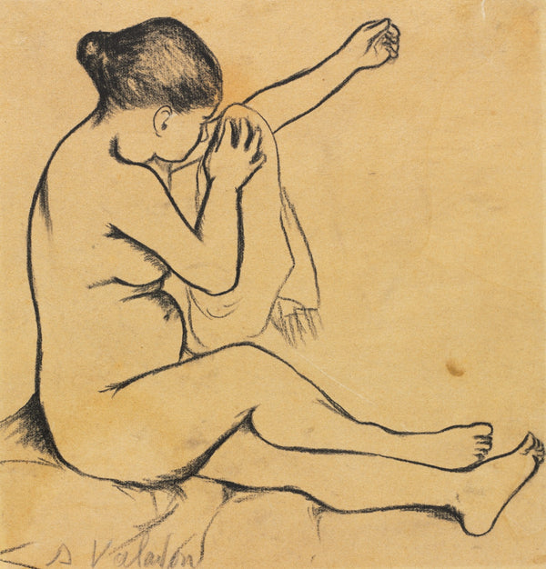 Seated Female Nude first third 1900s