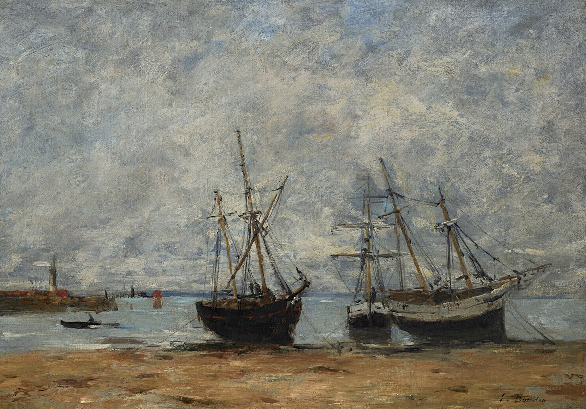 Portrieux le port marée basse circa 1871 1873