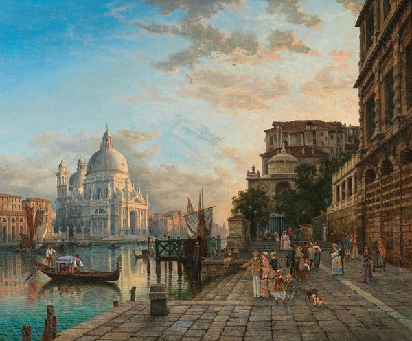 Venice Café Giardina with Santa Maria della Salute