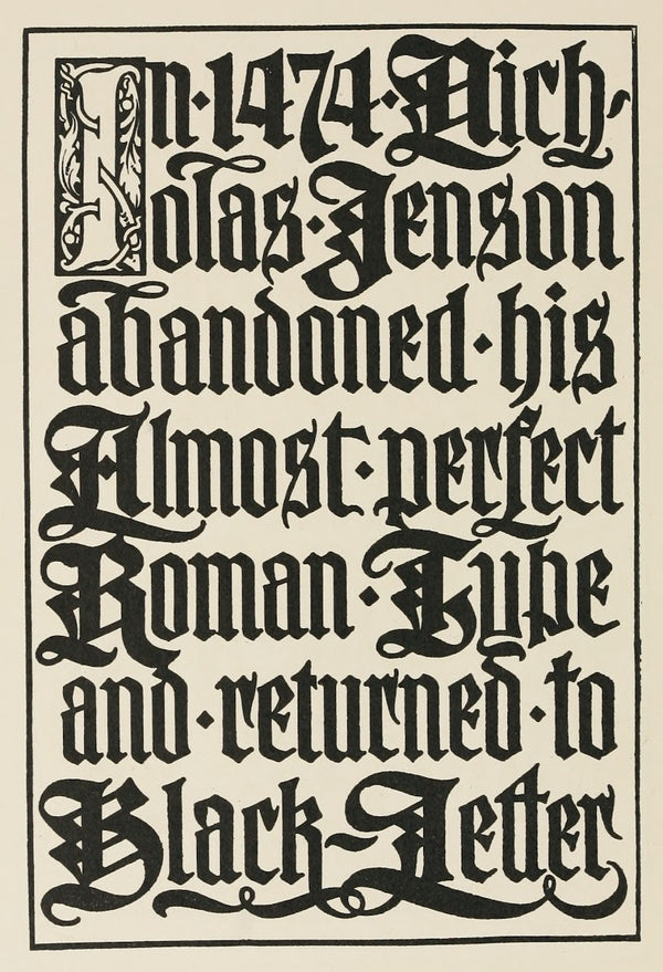 Modern American Blackletters 1902