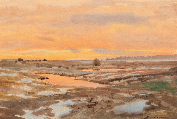 Sunset on the Gulf of Finland c 1910