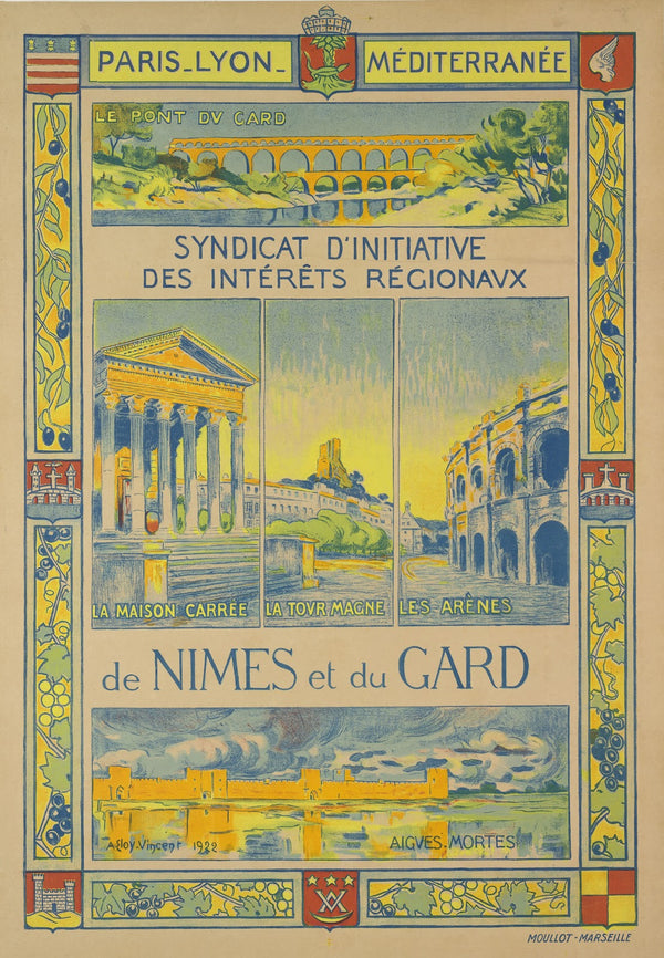 Syndicat dinitiative des intérêts régionaux de Nimes sic et du Gard 1922