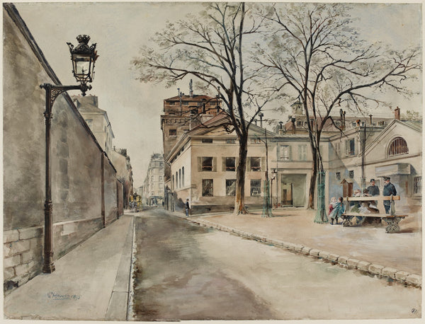 Prison Sainte Pélagie rue de la Clef en 1895 5ème arrondissement 1895