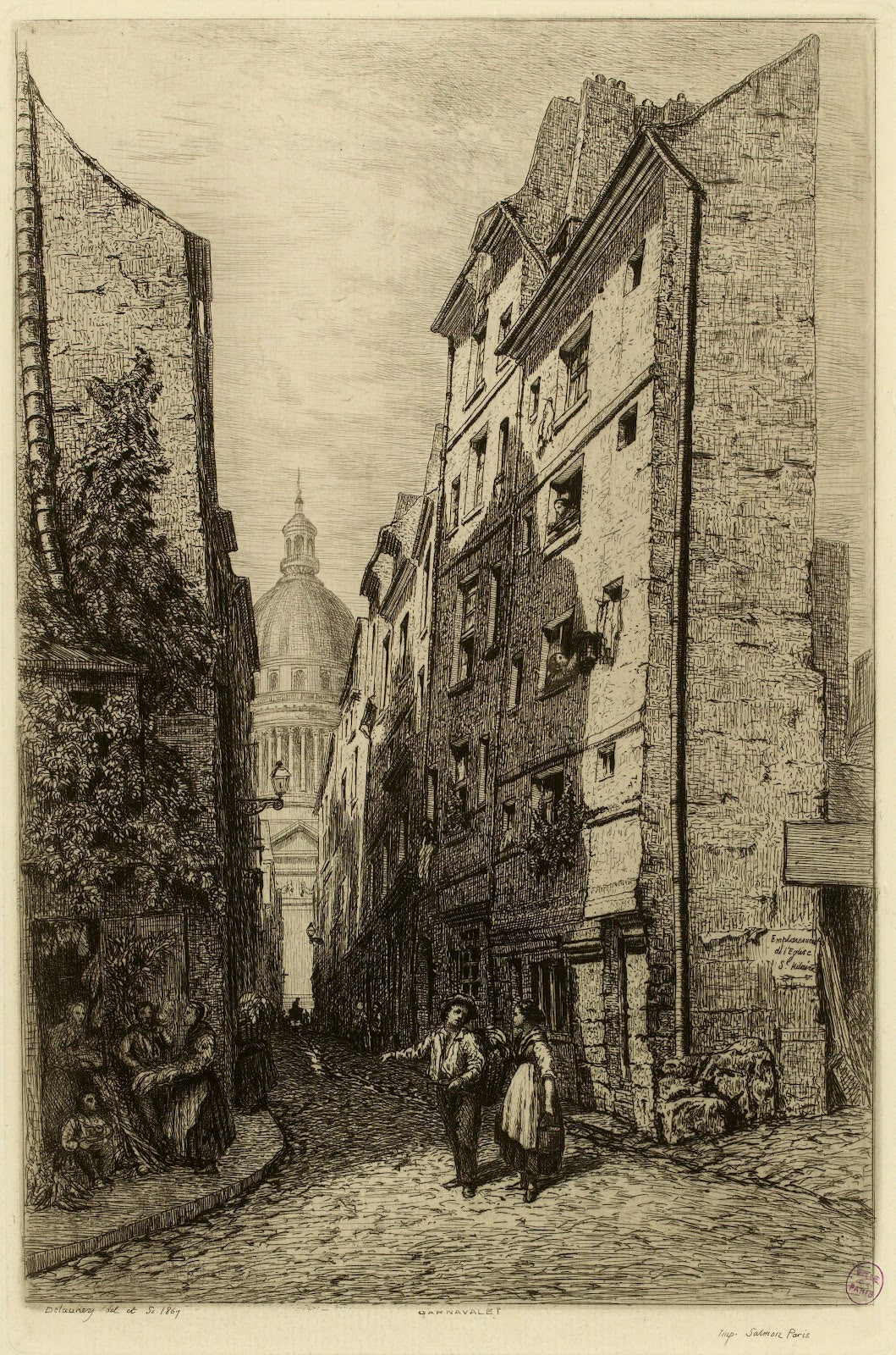 Rue des 7 voies 1866