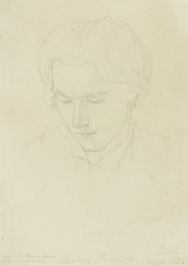 Bildnis des Malers Ludwig Richter 1824
