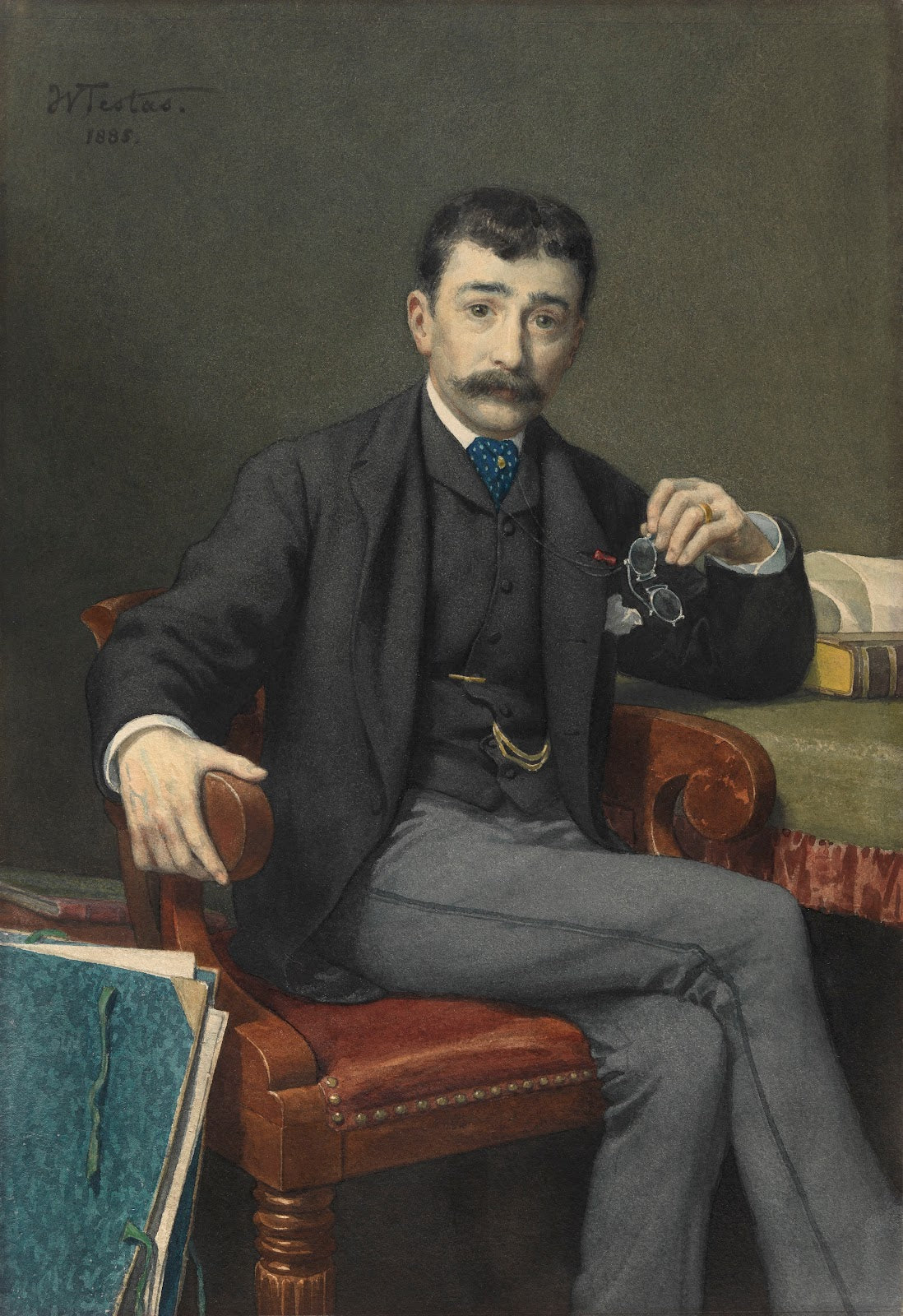 The Art Scholar Henri Hymans 1885