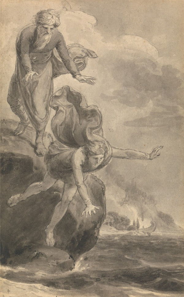 One of Six Illustrations to Fenelons The Adventures of Telemachus son of Ulysses
