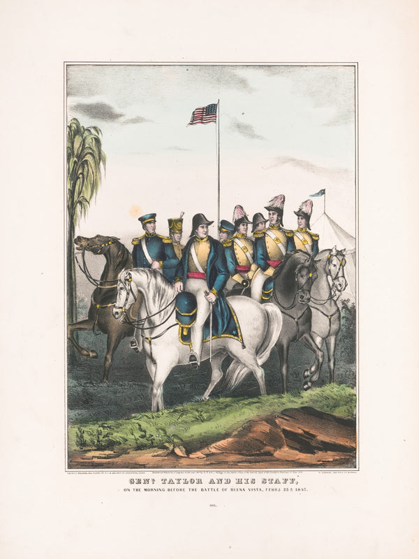 General Taylor and his staff on the morning before the Battle of Buena Vista 184
