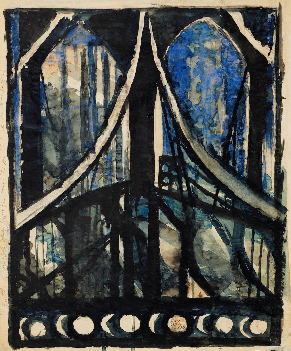 Study of the Brooklyn Bridge 1922