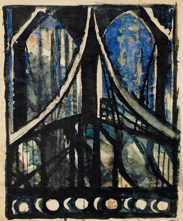 Study of the Brooklyn Bridge 1922
