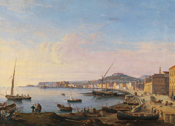 Naples a view of the Marinella 1844